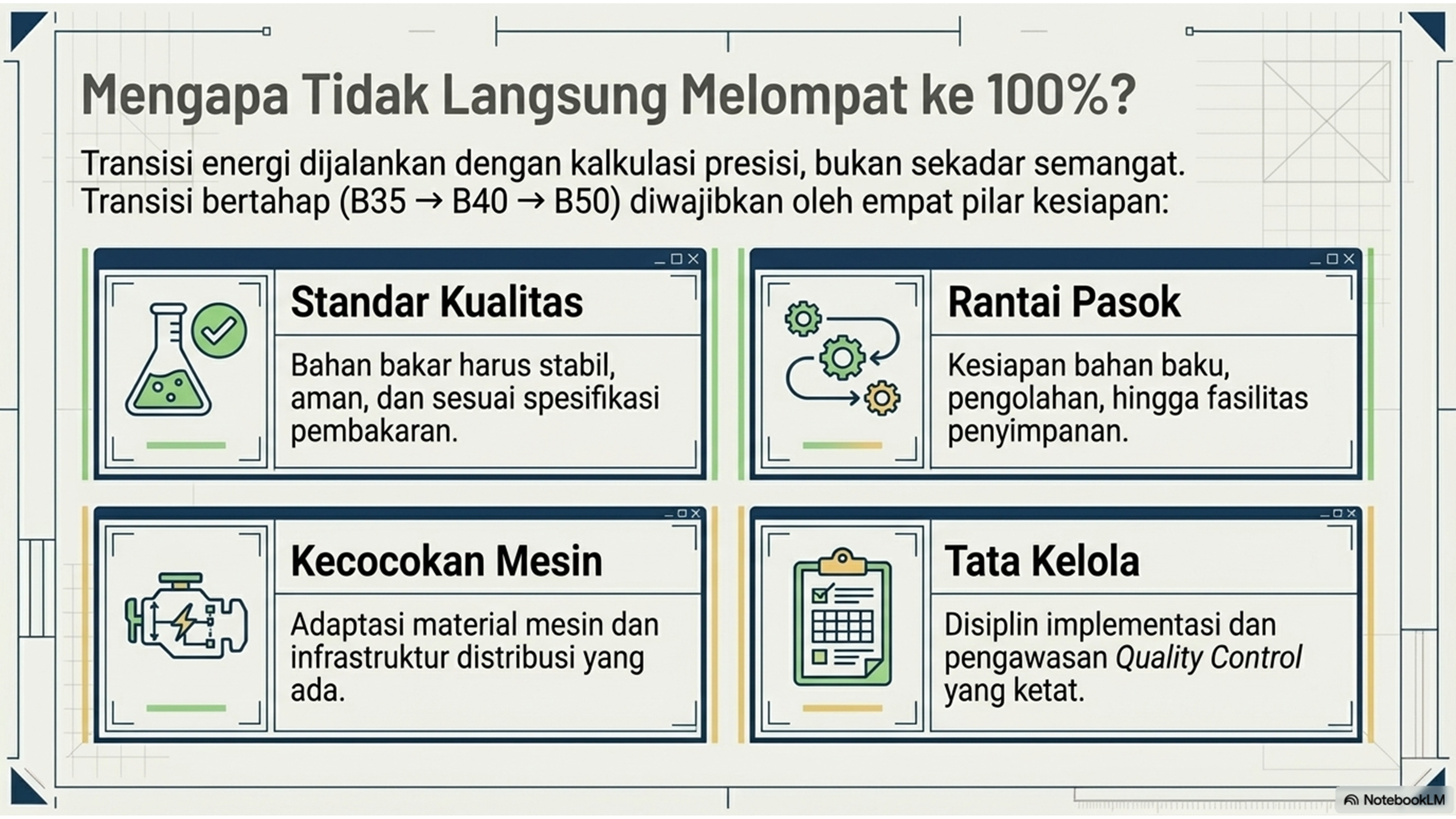 Mengapa Tidak Langsung 100%